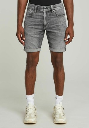 3301 SLIM - Jeansshort - sun faded gunmetal