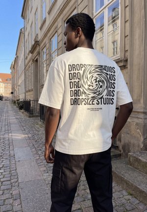 Dropsize T-shirt imprimé - cream white