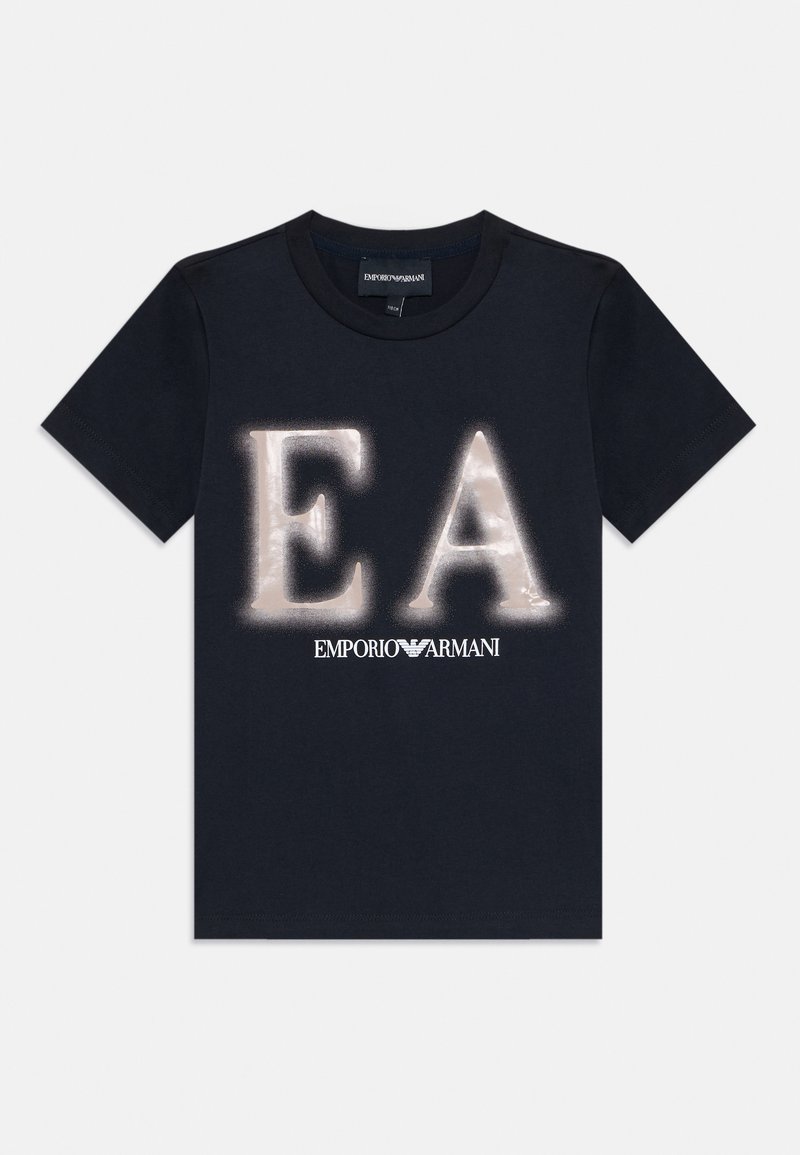 Emporio Armani T-shirt print donkerblauw Emporio Armani T-shirt print donkerblauw