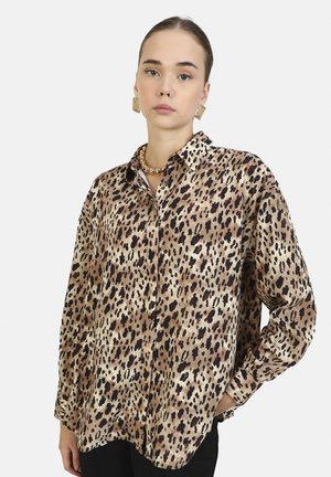 REFKA - Camicia - mottleddarkbrown