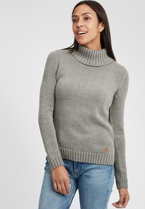 OXPIA - Rollkragenpullover - Jumper - grey mel