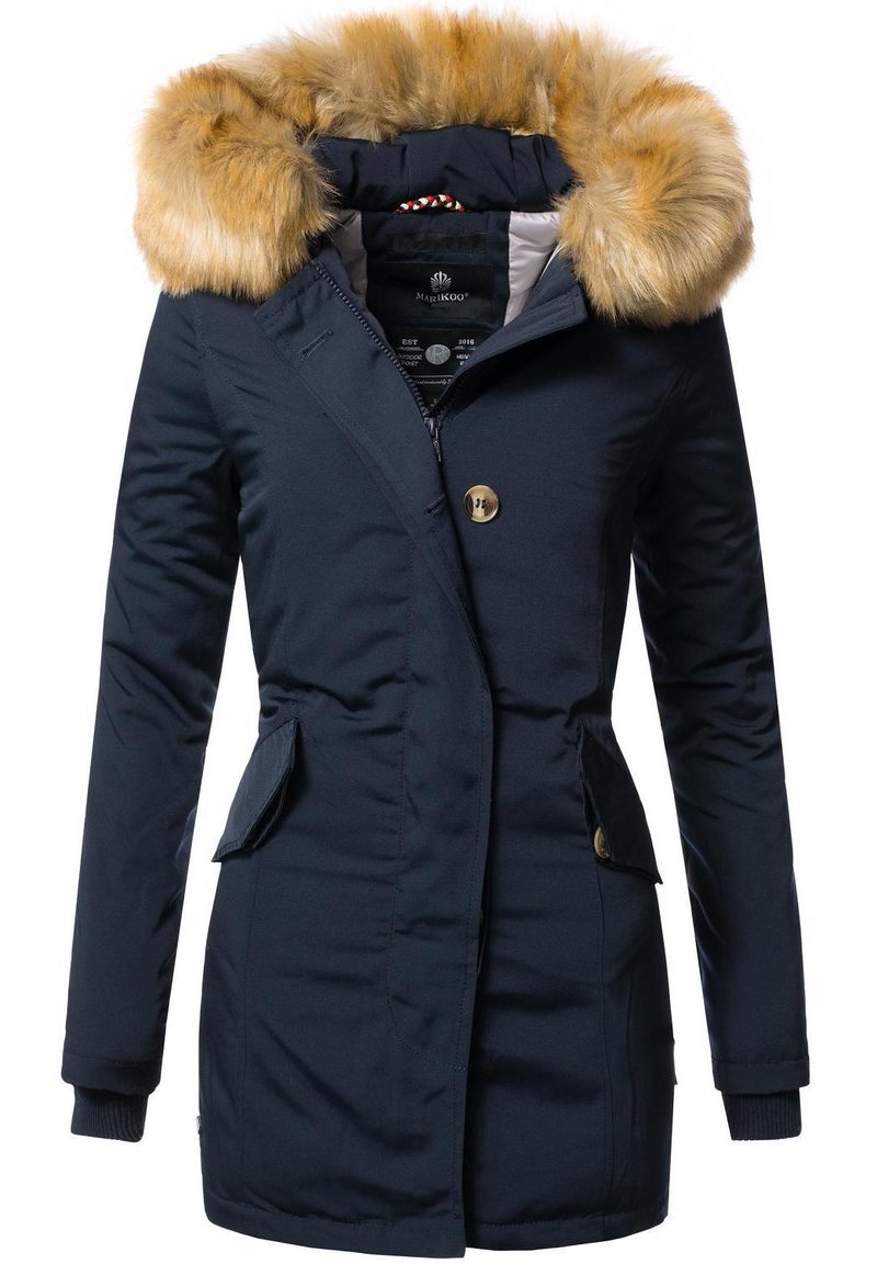 Marikoo KARMAA - Winter coat - blau - innen grau