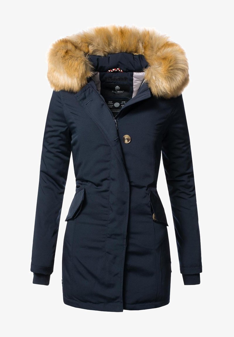 Marikoo KARMAA - Winter coat - blau - innen grau