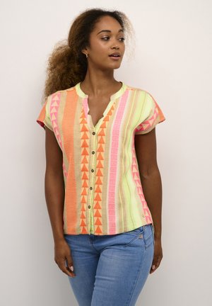 Cream CRSOLA - Blouse - power green jacquard