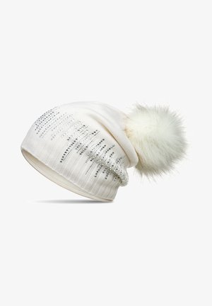 Caspar Beanie - wollweiß