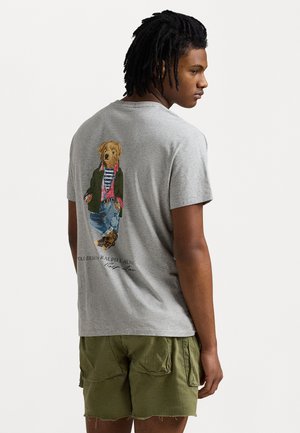 Polo Ralph Lauren SHORT SLEEVE - T-shirt print - andover heather explorer bear