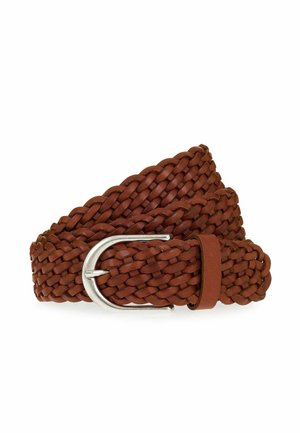 Cinturón trenzado - braun