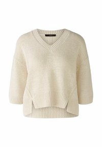 Oui Strickpullover - light stone