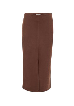 WE Fashion, Jupe crayon - cinnamon brown