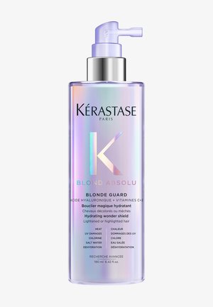 Kerastase Blond Absolu Blonde Guard hydraterende beschermende pompflacon voor verlicht of gehighlight haar, beschermt tegen hitte, UV, chloor, zout, uitdroging.