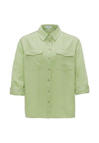 OPUS FAPPEL - Button-down blouse - avocado