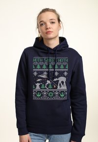 Star Wars STAR WARS  CLASSIC HOLIDAY BATTLE - Jersey con capucha - navy blue