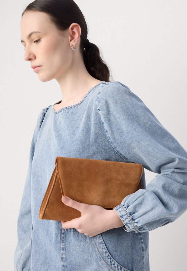 MIDI DRESS - Denim dress - washed denim4