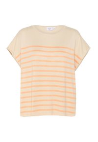 MILASZ ST. R-N SS - Camiseta estampada - fog orange stripe