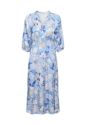 Part Two, BORAPW - Robe longue - blue watercolor flower print