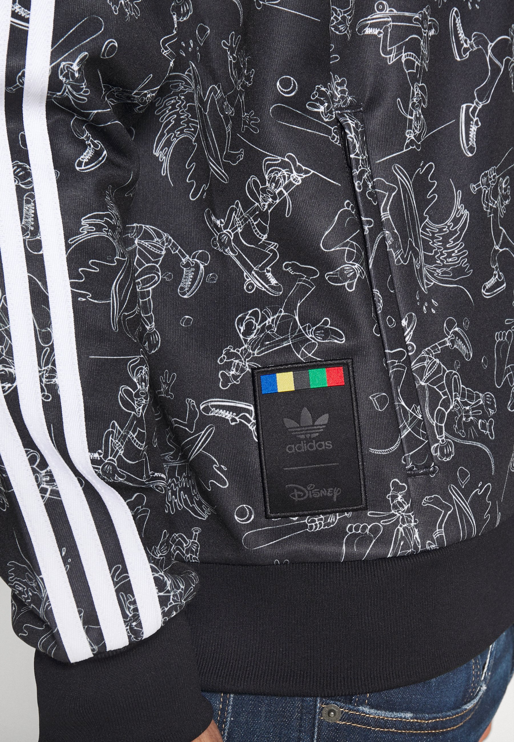 adidas denim bomber jacket