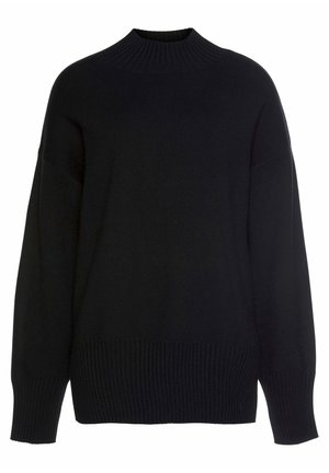 STEHKRAGENPULLOVER - Pullover - schwarz