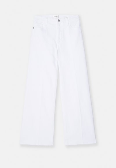 FRAME PALAZZO RAW AFTER - Wide leg - white
