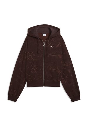 STREET GLAM - Sweatjacke - chocolate brown