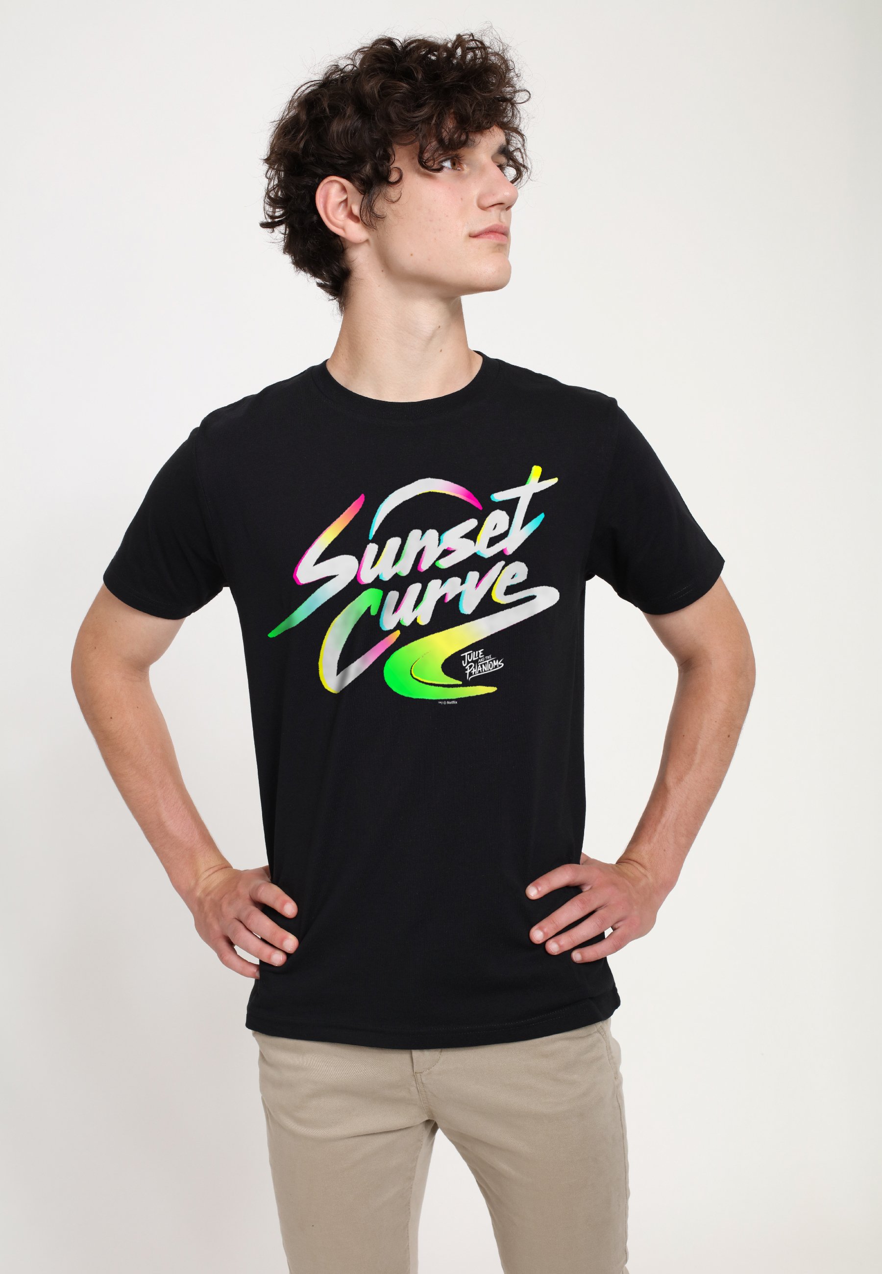sunset curve t shirt
