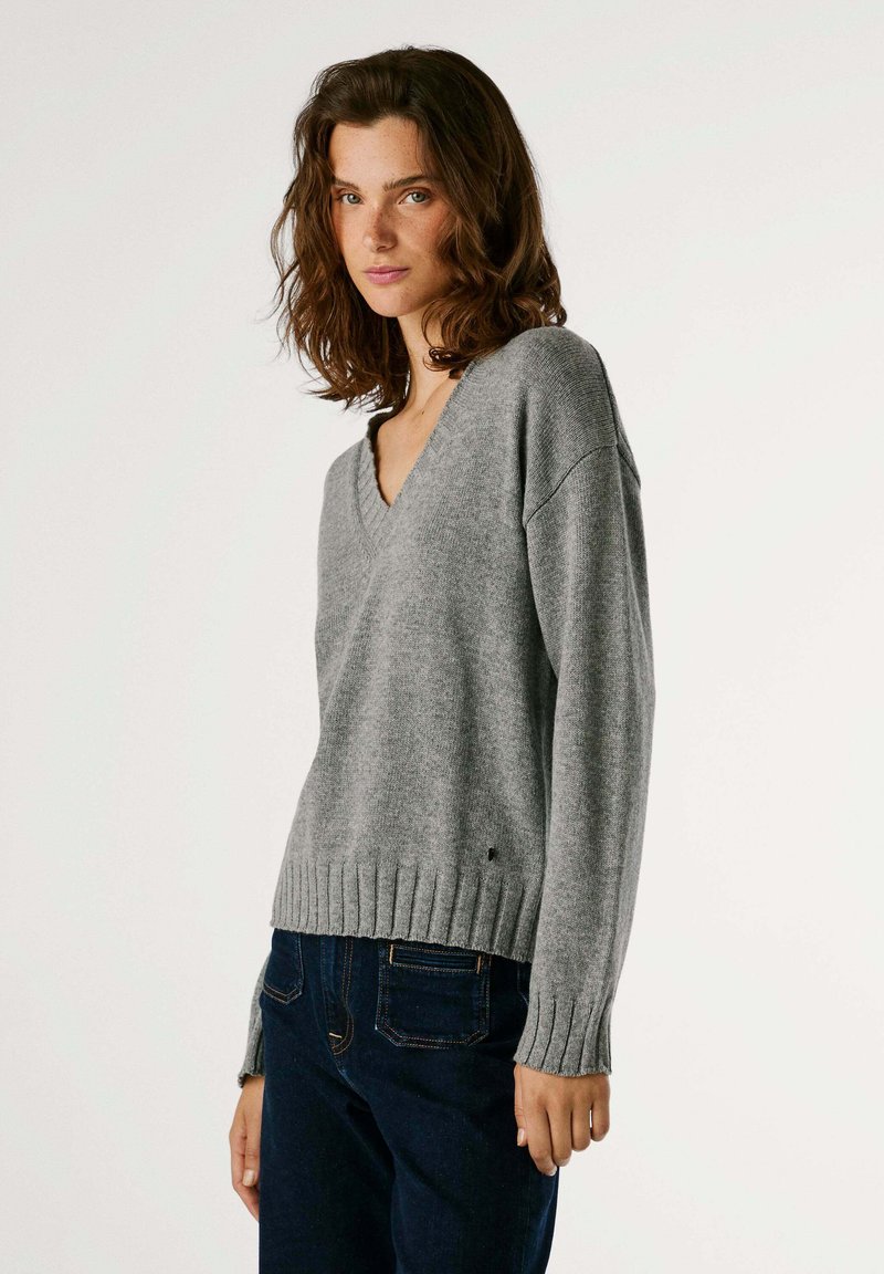 Sweat à Capuche Pepe Jeans 'Bartel' Gris - Taille L - Neuf Avec étiquette - Coton Mélangé Coupe Regular