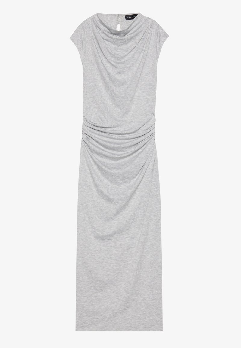 Anna Field Etui-jurk lichtgrijs gemêleerd