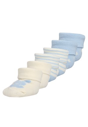 Ewers BABYSOCKS NEWBORN WELCOME BABY 6 PACK - Ponožky - hellblau