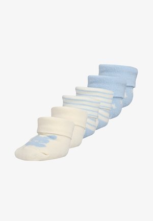 BABYSOCKS NEWBORN WELCOME BABY 6 PACK - Ponožky - hellblau