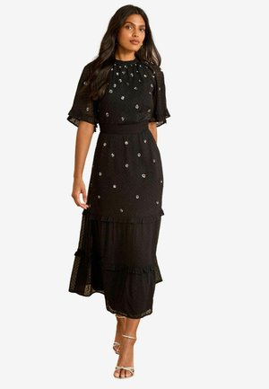 REGULAR FIT - MIDI  - Rochie de zi - black embellished