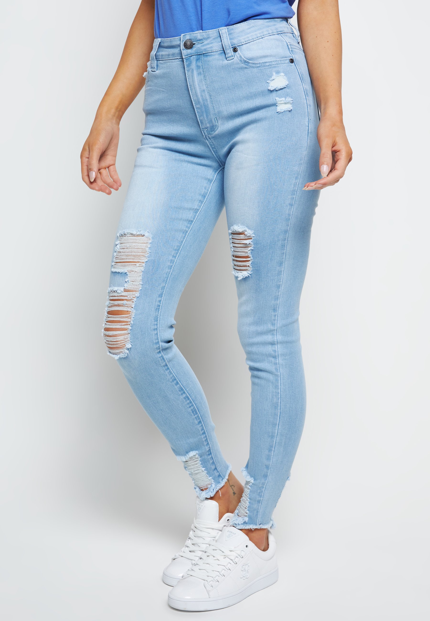 SIKSILK Jeans Skinny Fit - ice blue/blu - Zalando.it