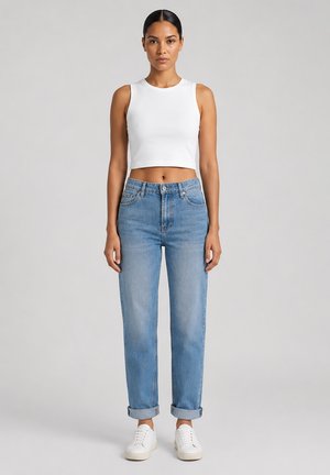 ACANFORA, DENIM - Jean droit - blu