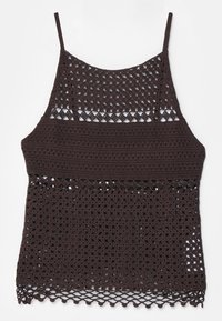 TOP CROCHET - Toppi - marron