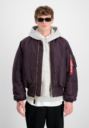 HERITAGE - Bomber Jacket - plum