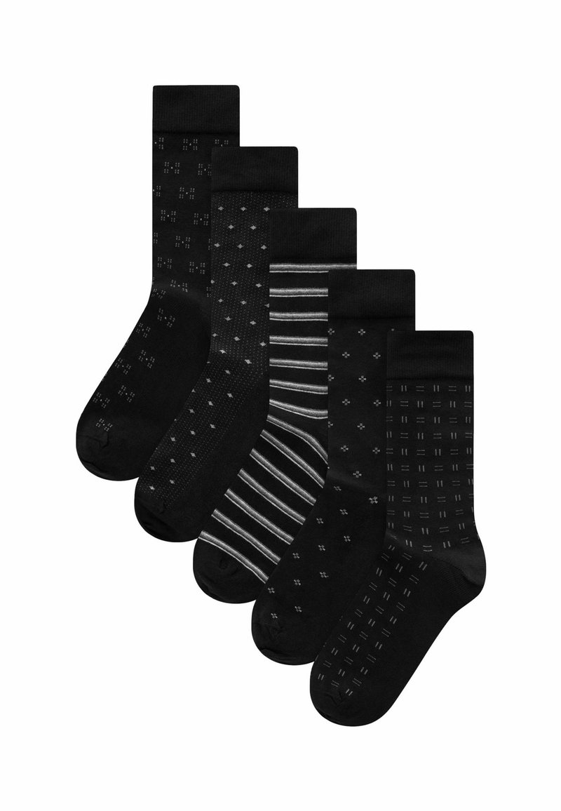 Next MIX PATTERN FIVE PACK - Socks - black light grey