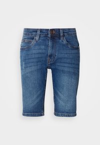 INKADEN - Jeansshorts - medium indigo