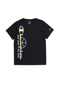 Champion - CREWNECK MODERN BASKET - T-shirt con stampa - black Immagine in miniatura 1