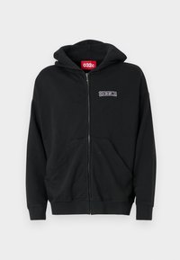 ROUTINE ZIP UNISEX - Mikina s kapucí - faded black