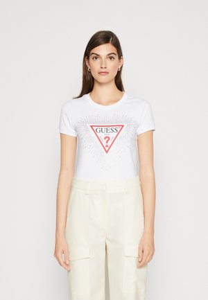 STAR TRIANGLE  - T-shirt con stampa - pure white