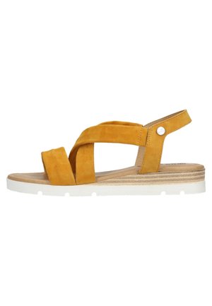 Manfield Riemensandalette - yellow