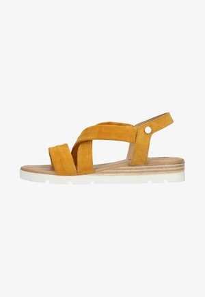 Manfield Riemensandalette - yellow