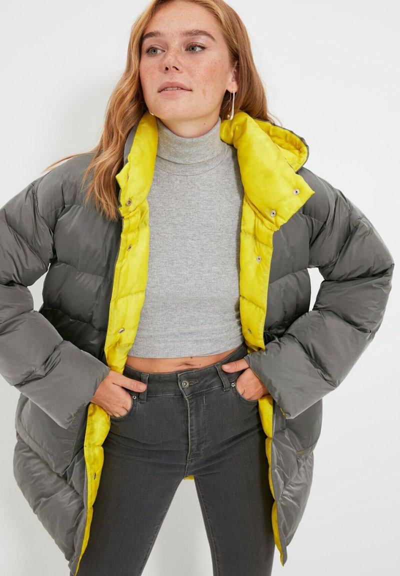 Damen Parkas | Trendyol PARENT Wintermantel grey/grau - QU56357 Damen Parkas | Trendyol PARENT Wintermantel grey/grau - QU56357