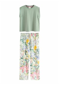 Next CAP SLEEVE SET - Pigiama - sage green floral