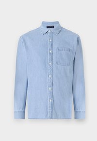 Denim Button-Up Shirt - Skjorter - blue denim
