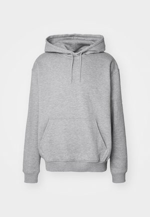 Weekday RELAXED HEAVYWEIGHT HOODIE - Ikdienas džemperis - grey melange