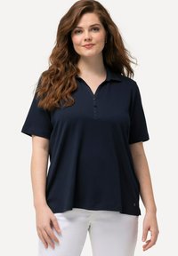 Ulla Popken CLASSIC SHORT SLEEVE - Piké - navy blue