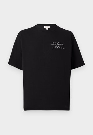 APRIL GRAPHIC SEASONAL UNISEX - Potiskana majica - black