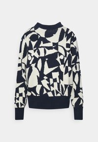 Monki Stickad tröja - black