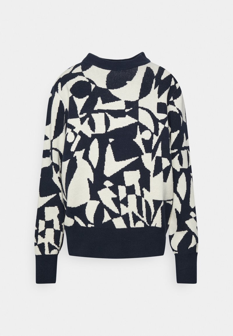 Monki Stickad tröja - black