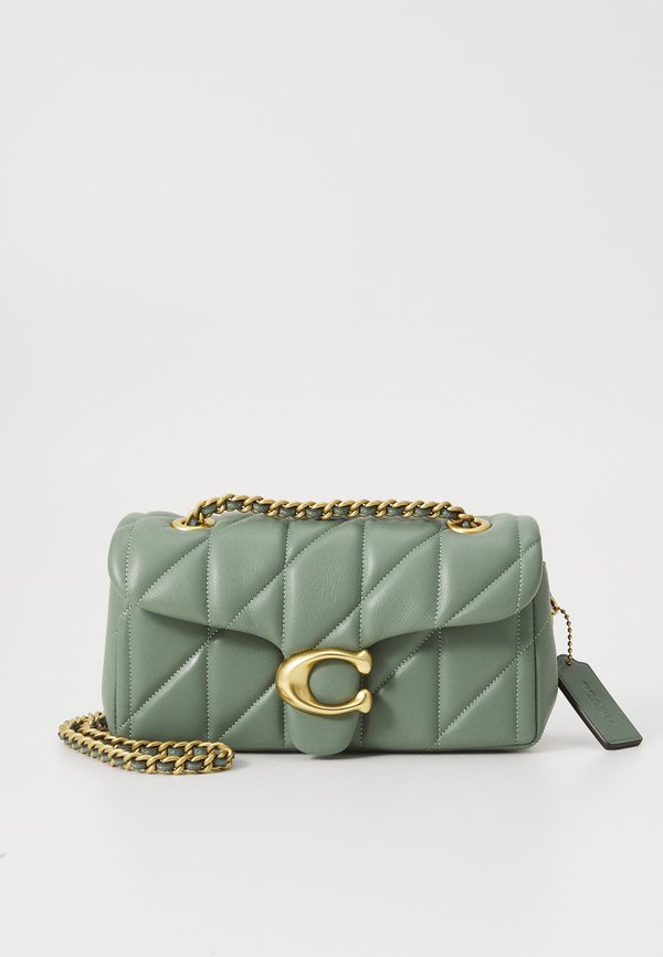 SHOULDER BAG WITH CHAIN - Cross body bag - sage
