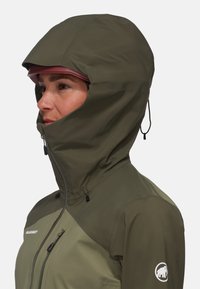 Mammut GUIDE HOODED - Hardshell jacket - marsh dark marsh